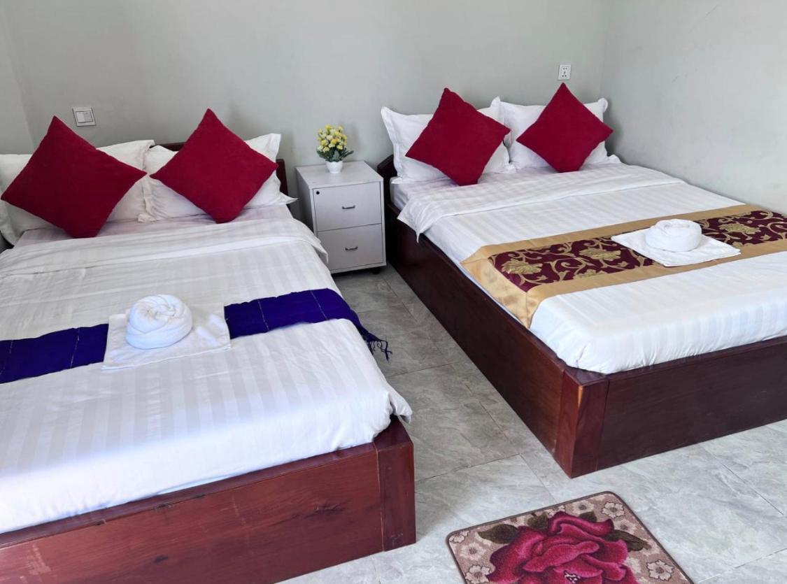 Kro Nhep Guesthouse Kampot Dış mekan fotoğraf