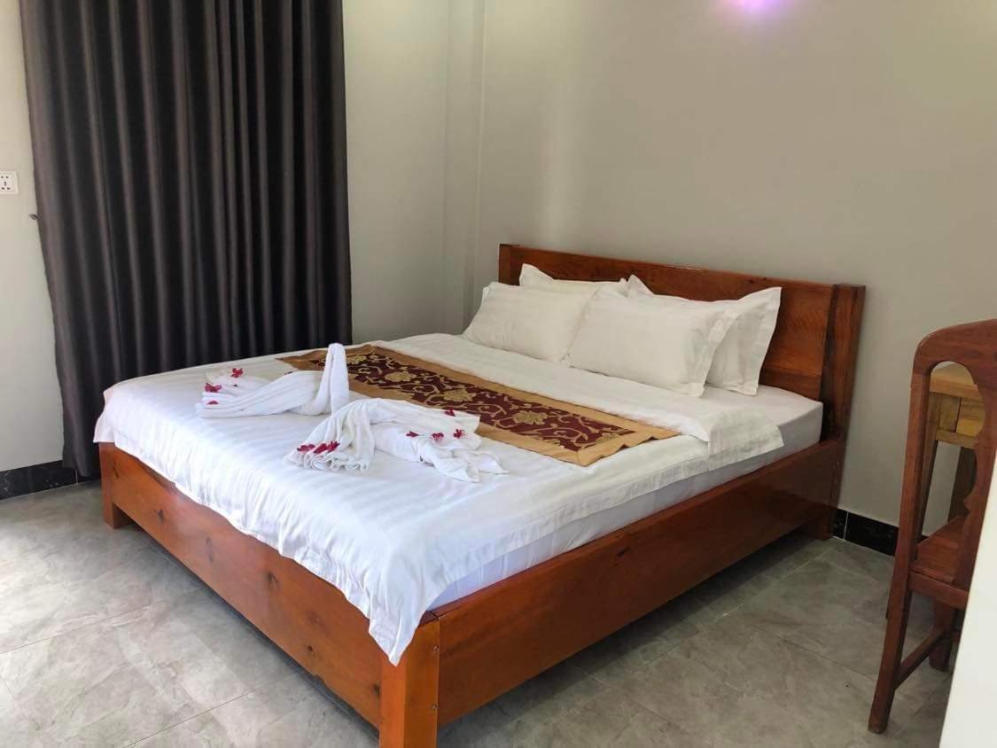 Kro Nhep Guesthouse Kampot Dış mekan fotoğraf